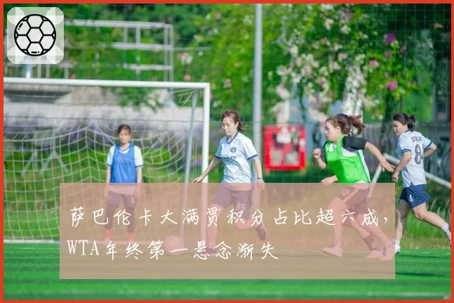 萨巴伦卡大满贯积分占比超六成，WTA年终第一悬念渐失